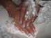 pose d'ongles acrylique mariage 