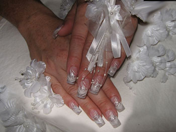 pose d'ongles acrylique mariage